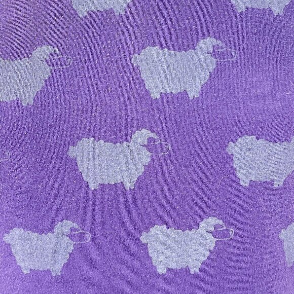 Lost Short Sleeve Graphic Tee | Purple | Crew Neck | Small | Novelty | Y2K - Picture 7 of 12